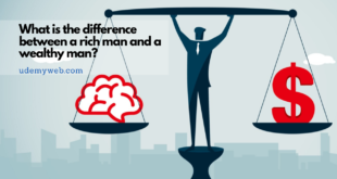 What is the difference between a rich man and a wealthy man?